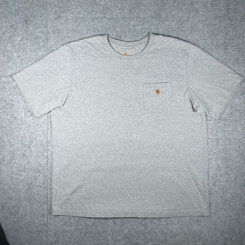 Carhartt clothing item Men 2XL Gray K87 Pocket Tee Workwear Streetwear Casual